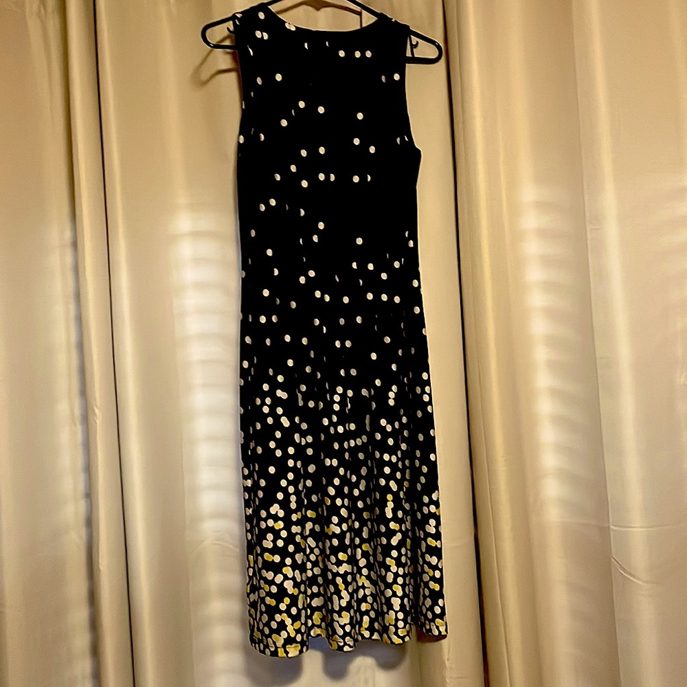 Soft simply circle pattern dress